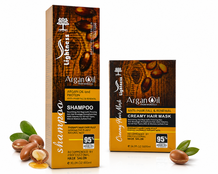 شامپو روغن آرگان مخصوص موهای رنگ شده و آسیب دیده (حجم 900ml) - کمپانی فورهیر