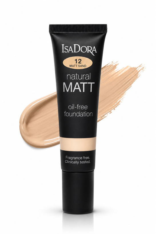 کرم پودر ایزادورا مدل Natural Matt شماره ۱۲